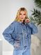 VIDLYRY Джинсова куртка з капюшоном L-5XLр 3660 фото 1